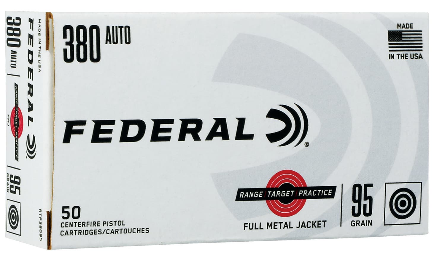 Federal 380 95 FMJ
