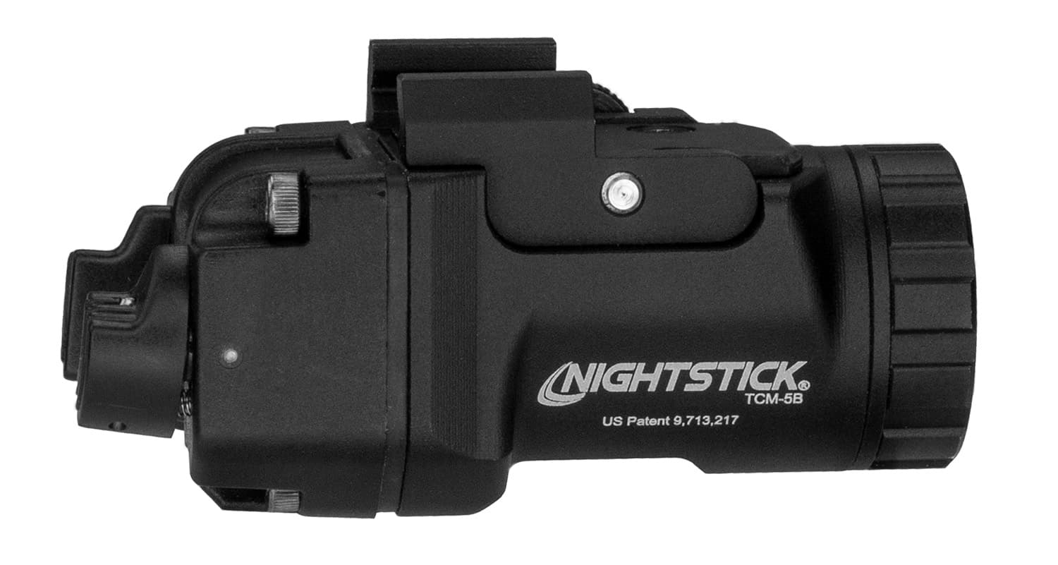 NSTICK Nightstick TCM5B Subcompact    Weapon-Mounted Light for Narrow Rail Handguns  Black 650 Lumens LED White