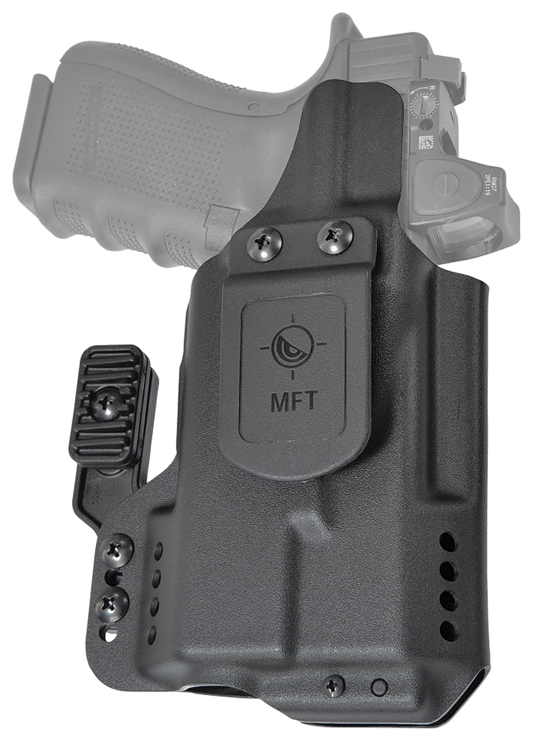 MFT Mission First Tactical H5GL1WL1   IWB Black Fits Glock 19 Ambidextrous