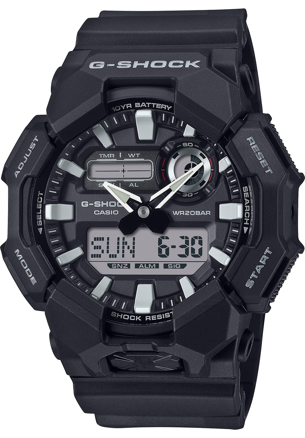 GSHOCK GSHOCK GA0101ACR     ANLG-DIGTL                BLK