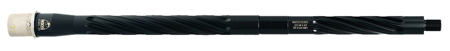 FAXON Faxon Firearms 15BW8M16SHQ5RNP3  Match 223 Wylde 16" Spiral Fluted Black Nitride 416 Stainless Barrel