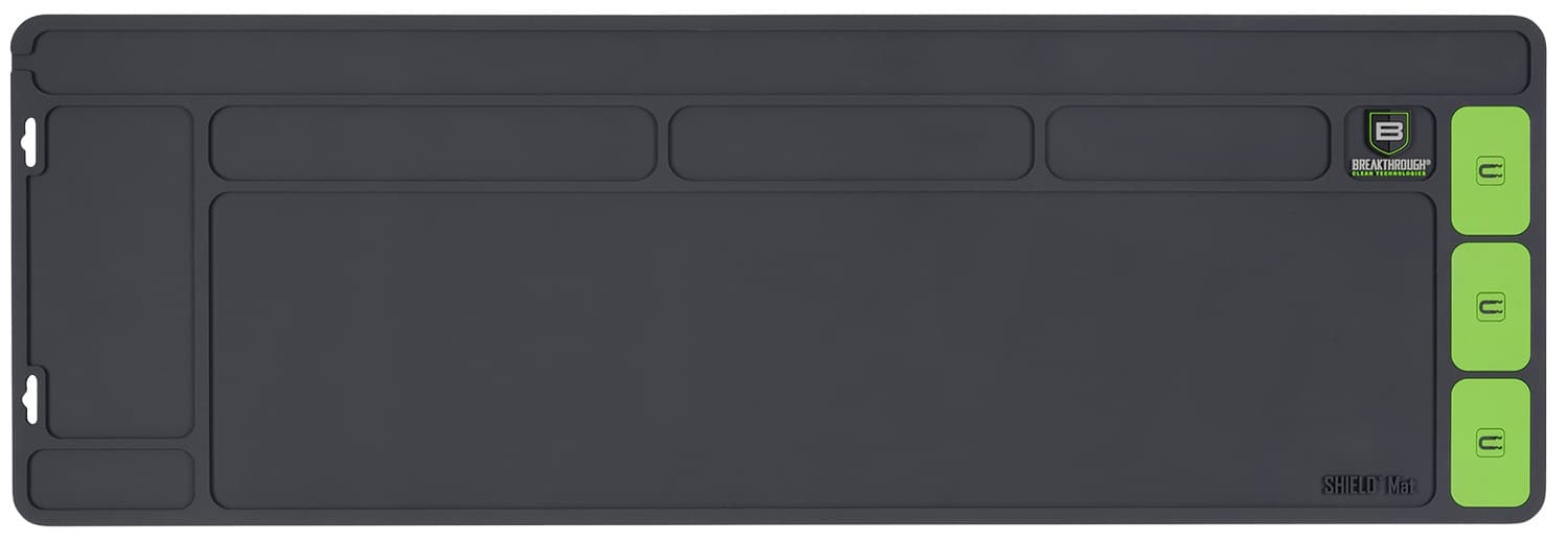 BRKTRHU Breakthrough Clean BTSGMR  Shield Mat Gray and Green PVC 35.88"x11.88"