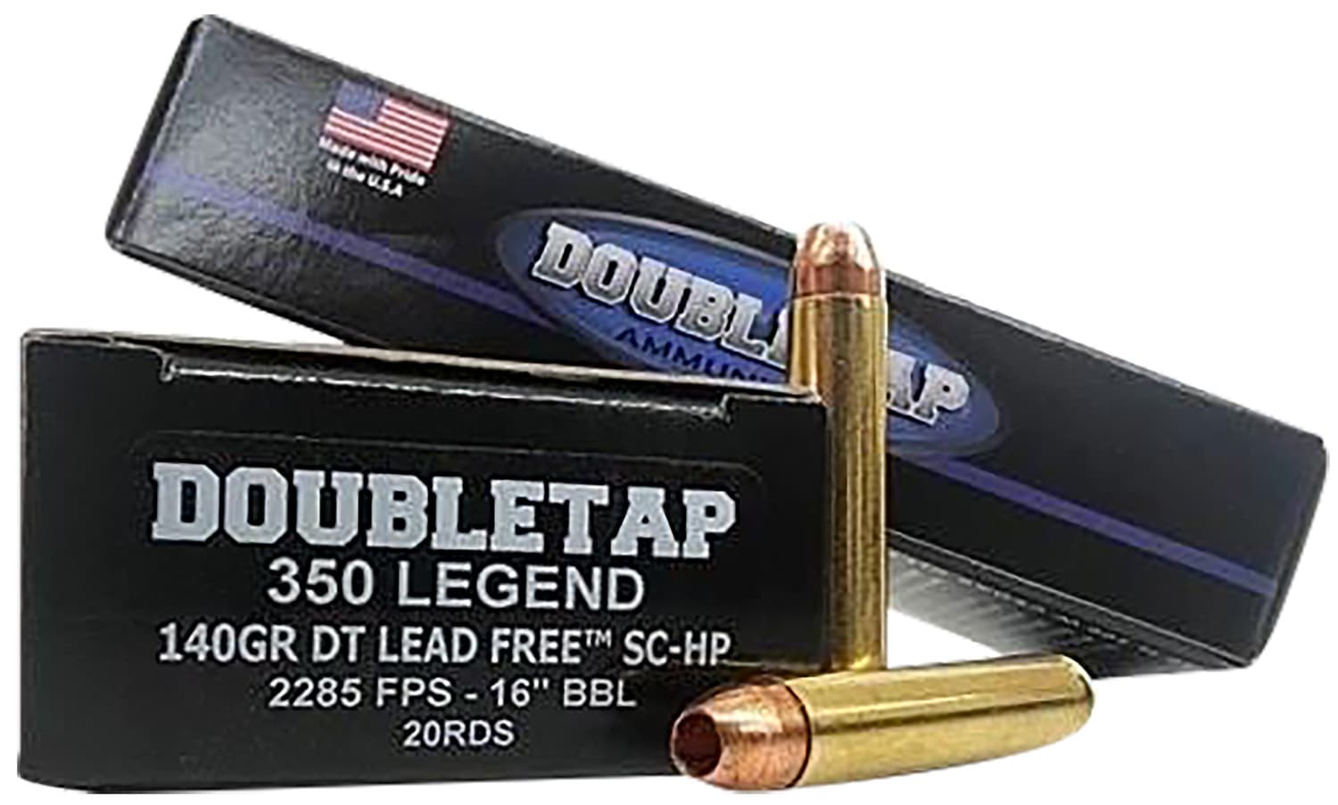 DTAP DoubleTap Ammunition 350L140X   350Legend 140gr DT Lead Free 20 Per Box/50 Case