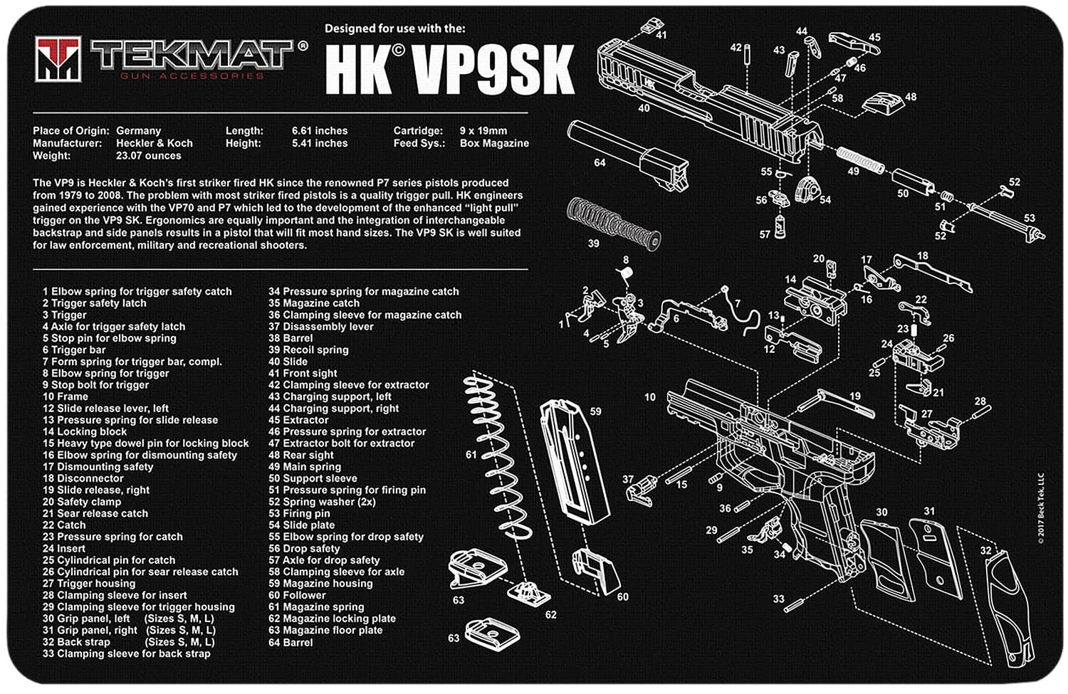 TEKMAT HK VP9SK