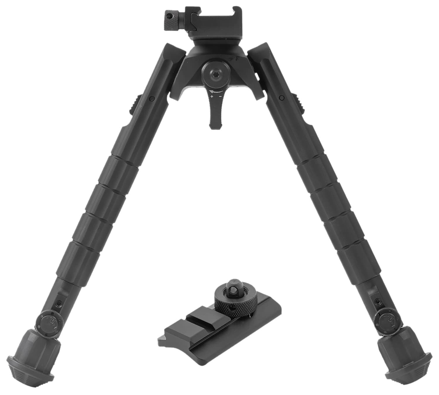 UTG Leapers TLBP03B   Bipod Black Anodized 8-12" Aluminum
