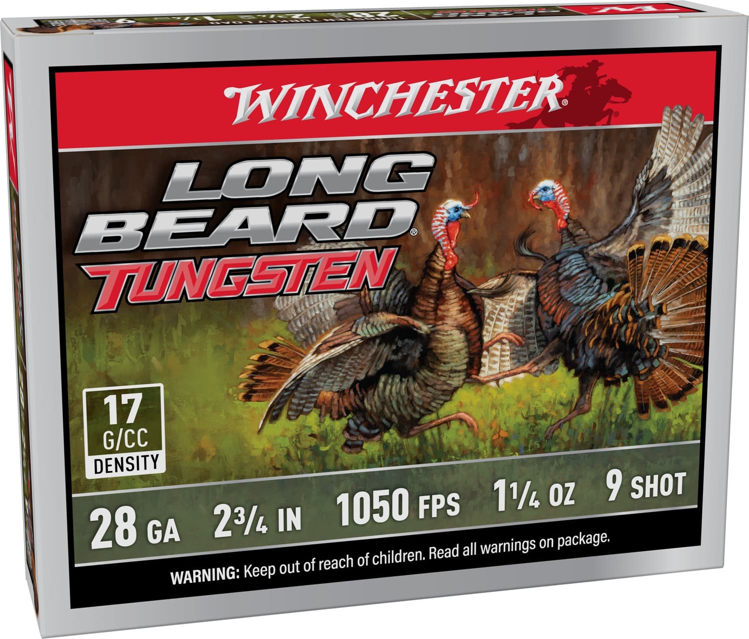 WSS28 WIN LBT289   28G 2.75"#9 LONGBEARD TS17 1-1/4 5/50