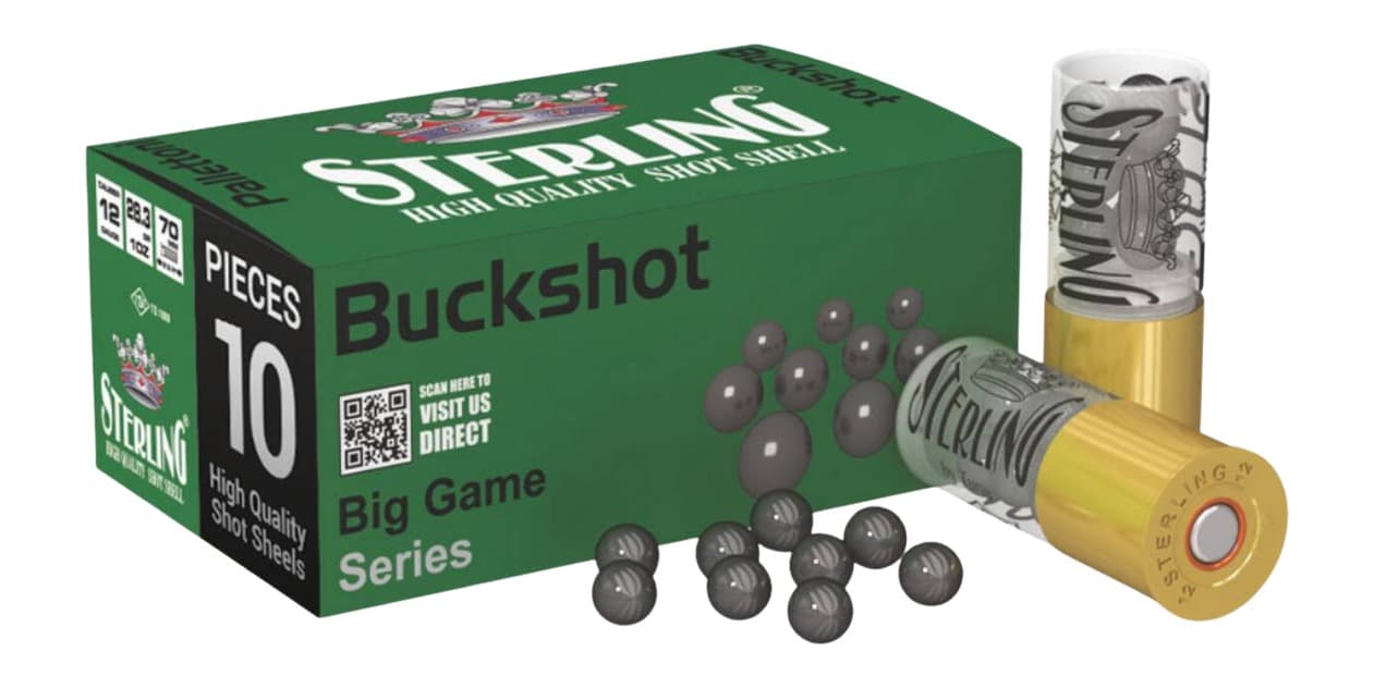 GO STERLING 8698779949730  12GA 2.75 OO BUCK    10/20